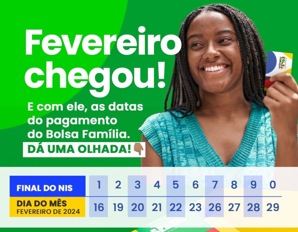 Calendário Bolsa Família Fevereiro 2024 Valor Extra SOS Trabalhador